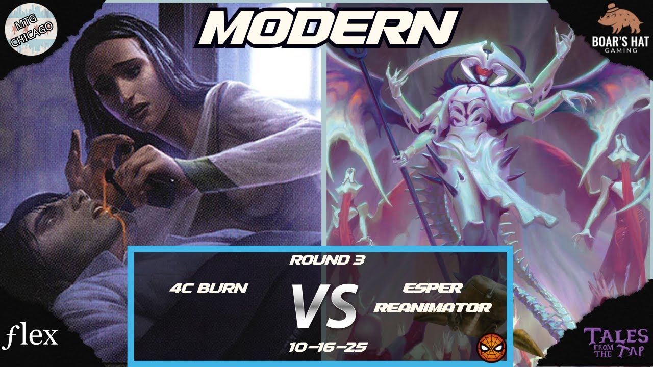 4C Burn против Esper Reanimator [MTG Modern Round 3]