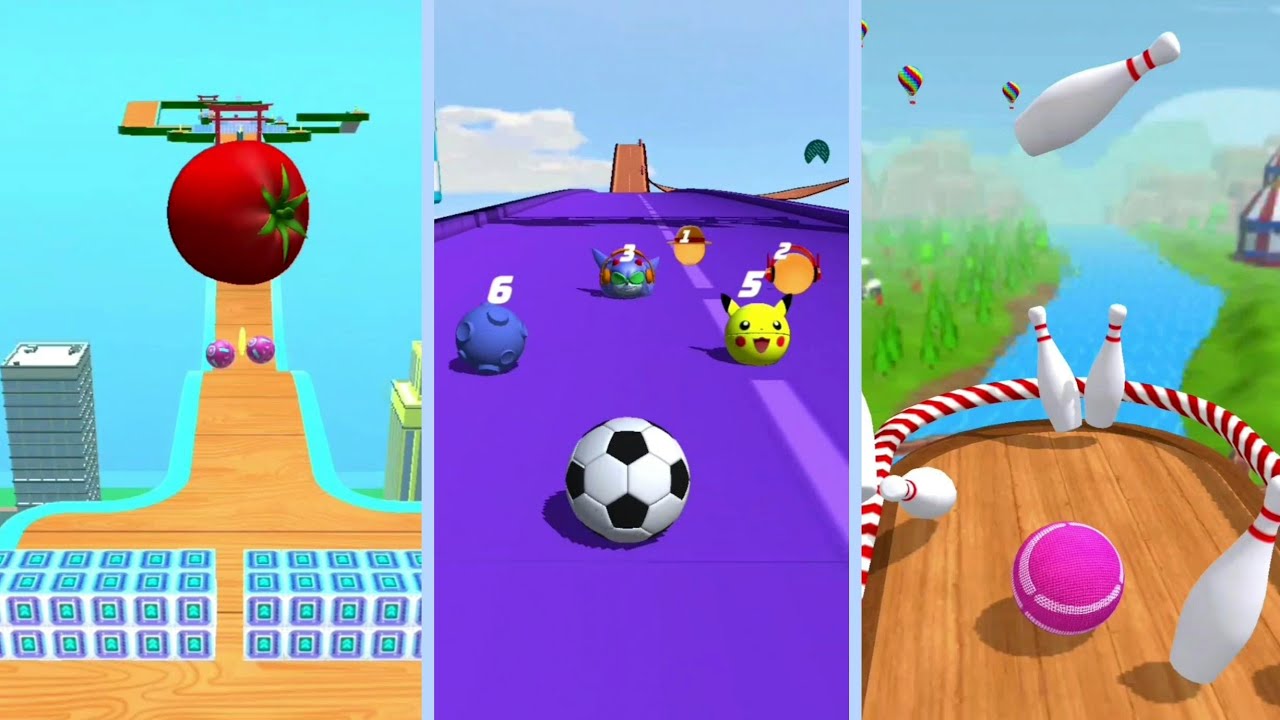 ⚽️Spin Bonus💥 VS Sky Rolling Ball 3D VS Racing Ball Master 3D VS Sky Ball Jump🐼🍎🎳 116