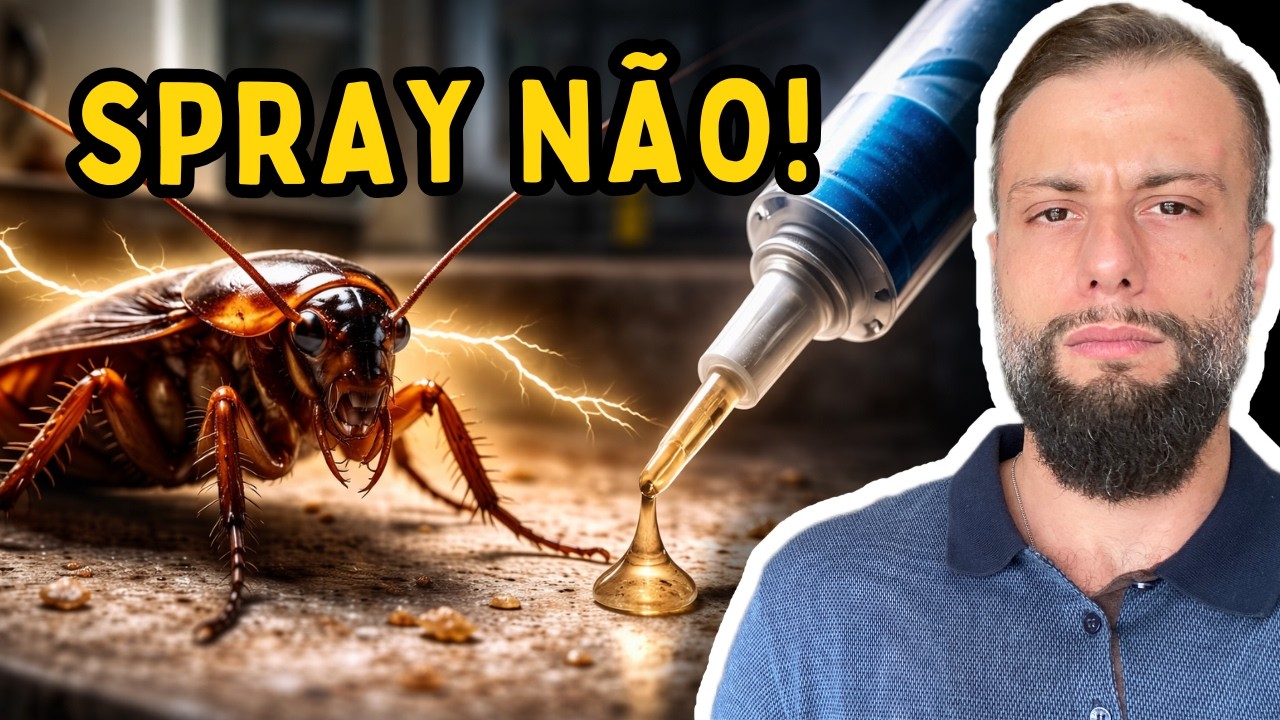 Pare de Usar Spray! O Veneno Certo Para Acabar Com Baratas