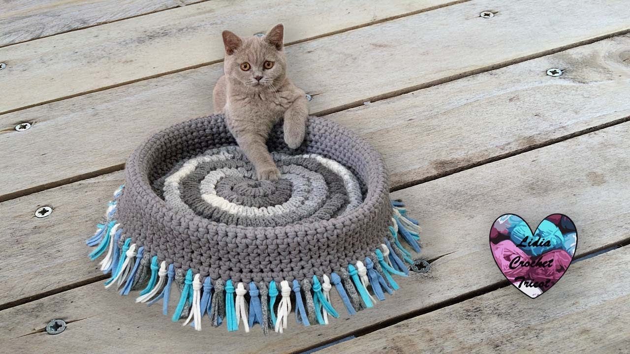 Panier à chat Crochet Facile 