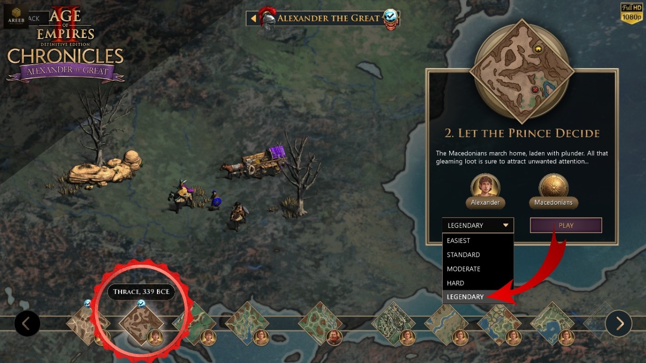 Age of Empires 2 – Alexander the Great Mission 2: Let the Prince Decide | Legendary Walkthrough