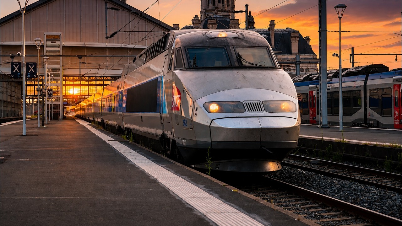 Compilation de trains TGV, TER, trains de fret SNCF Régiorail, Intercités autour de La Rochelle
