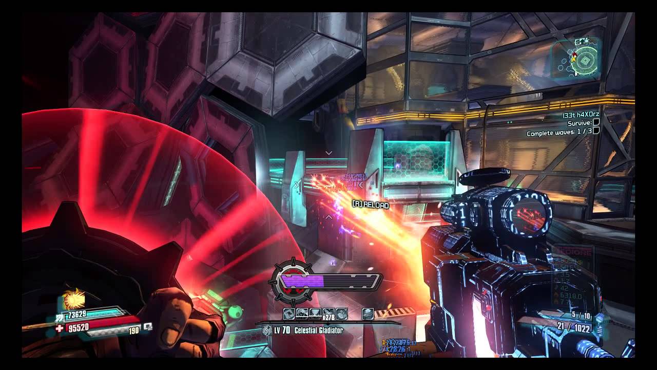 Borderlands: The Pre - Sequel - Athena vs. l33t h4x0rz - Difficulty 9 - Lvl 70 UVHM