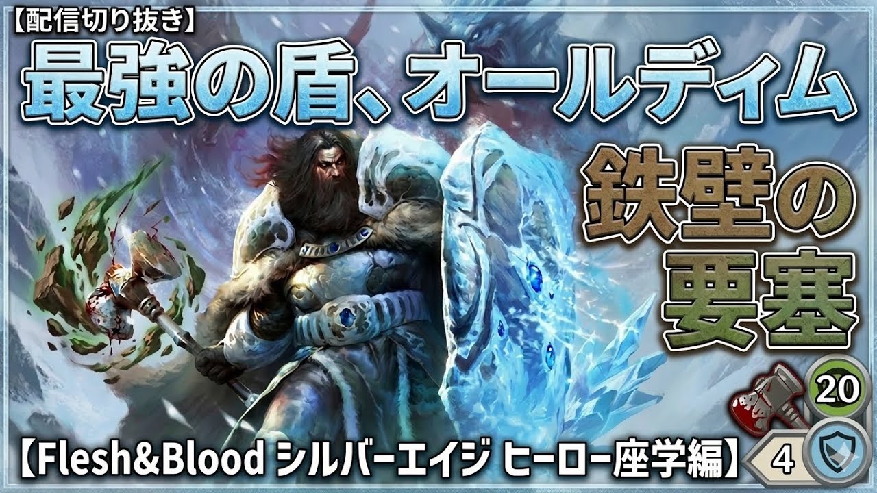 【Flesh＆Blood/シルバーエイジ】オールディムを学ぼう～ヒーロー座学編～（配信切り抜き）