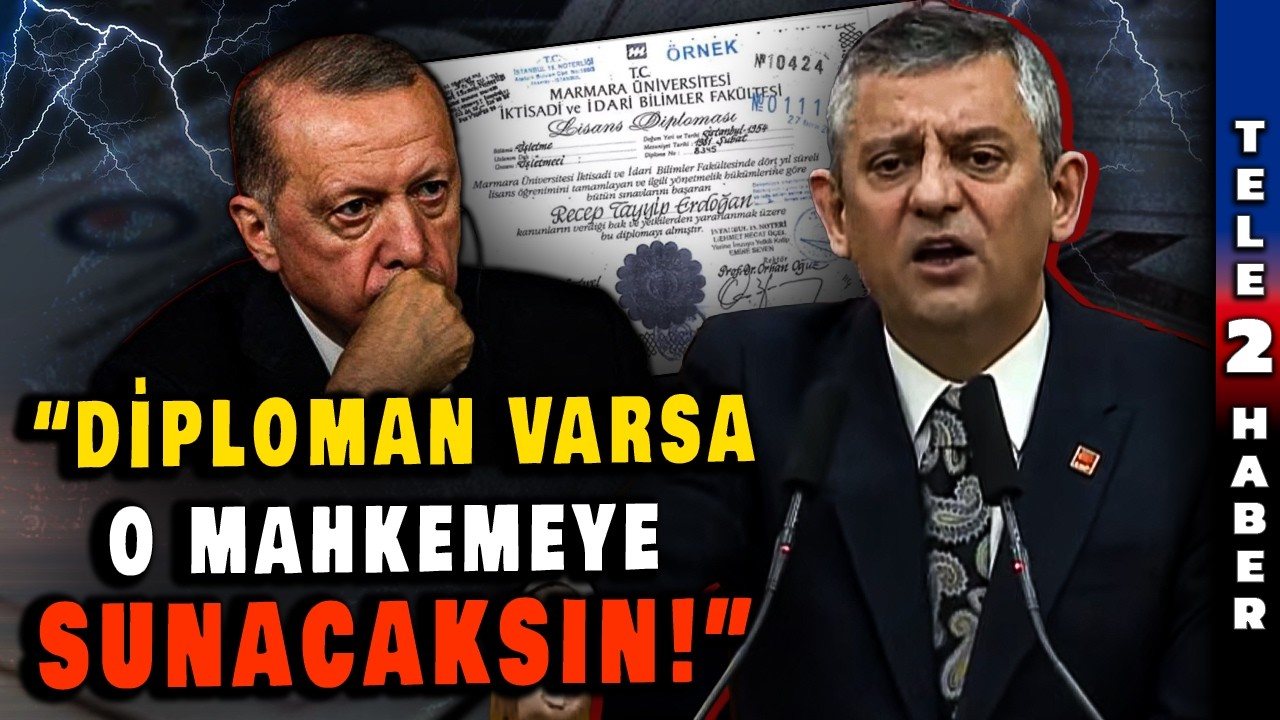 Özgür Özel'den olay açıklama! Erdoğan ile arasındaki 'diploma davası'nın detaylarını anlattı!