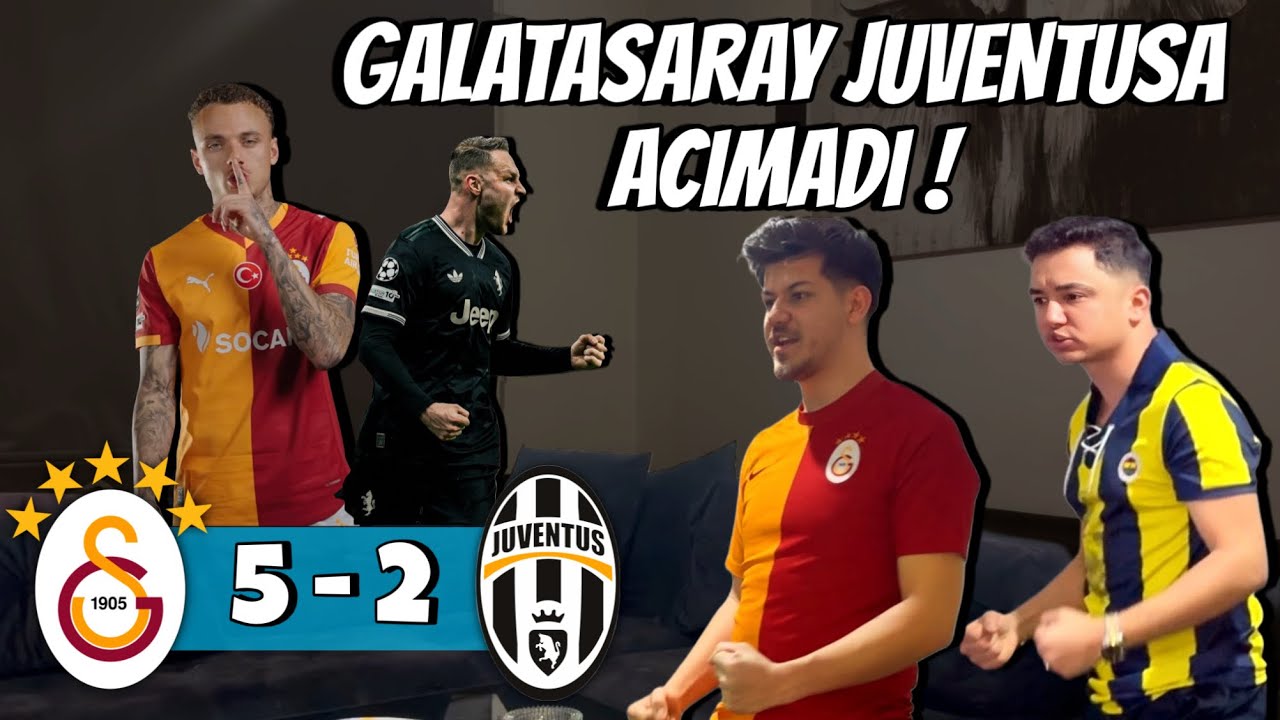 GALATASARAY 5 - 2 JUVENTUS | BURASI SAMİYEN BURADAN ÇIKIŞ YOK ! | #galatasaray #şampiyonlarligi #maç