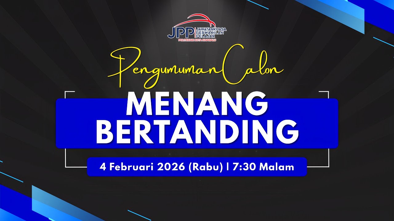 PENGUMUMAN CALON MENANG BERTANDING PILIHAN RAYA KAMPUS 2026