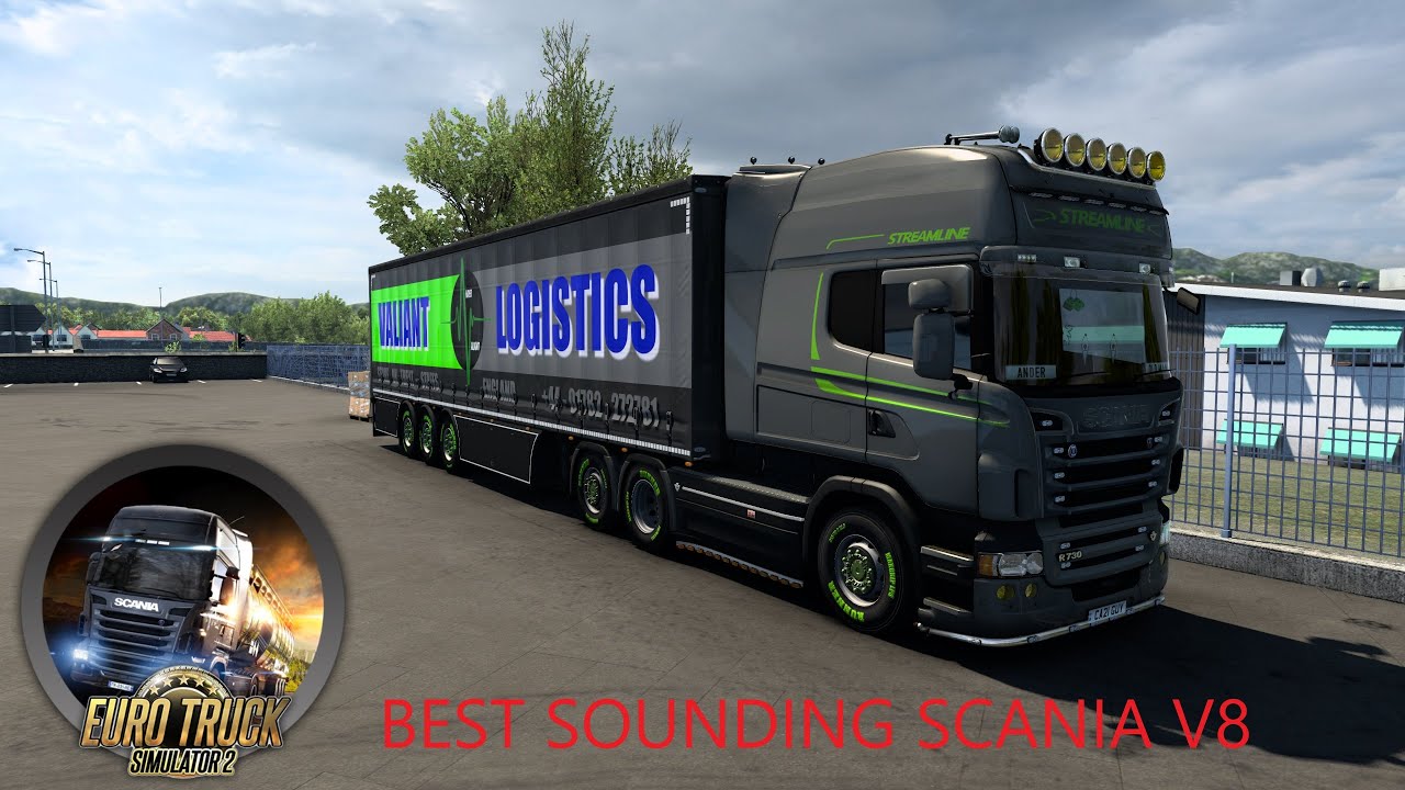 EURO TRUCK SIMULATOR 2 - BEST SOUNDING SCANIA V8 - ETS2 MODS - ETS2 1.46 - WELSH DELIVERY