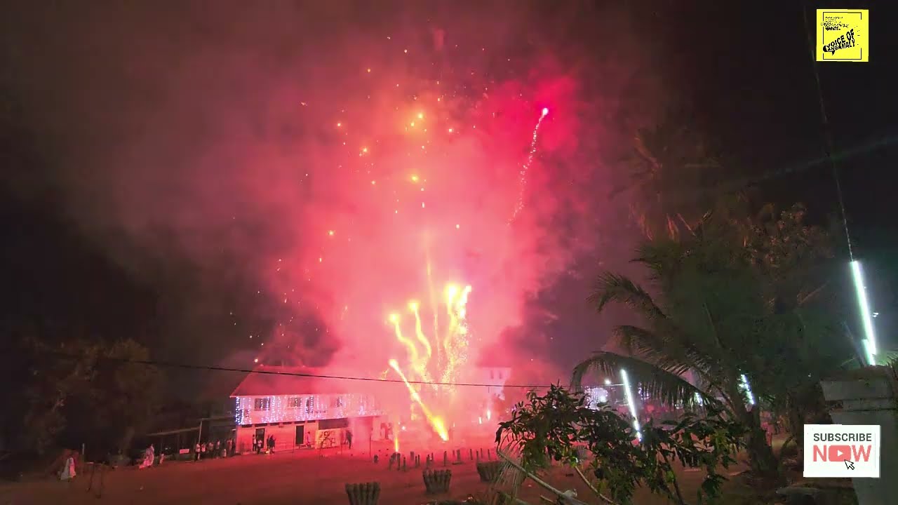 ഡിജിറ്റൽ വെടിക്കെട്ട് കാഞ്ഞൂർ തിരുനാൾ FIREWORKS Digital FireWorks Kanjoor Festival