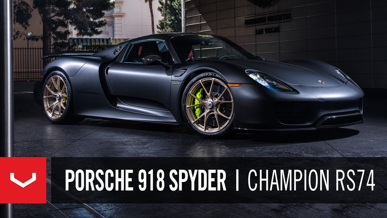 Porsche 918 Spyder |  Champion Motorsport RS74 x Vossen | SEMA 2017