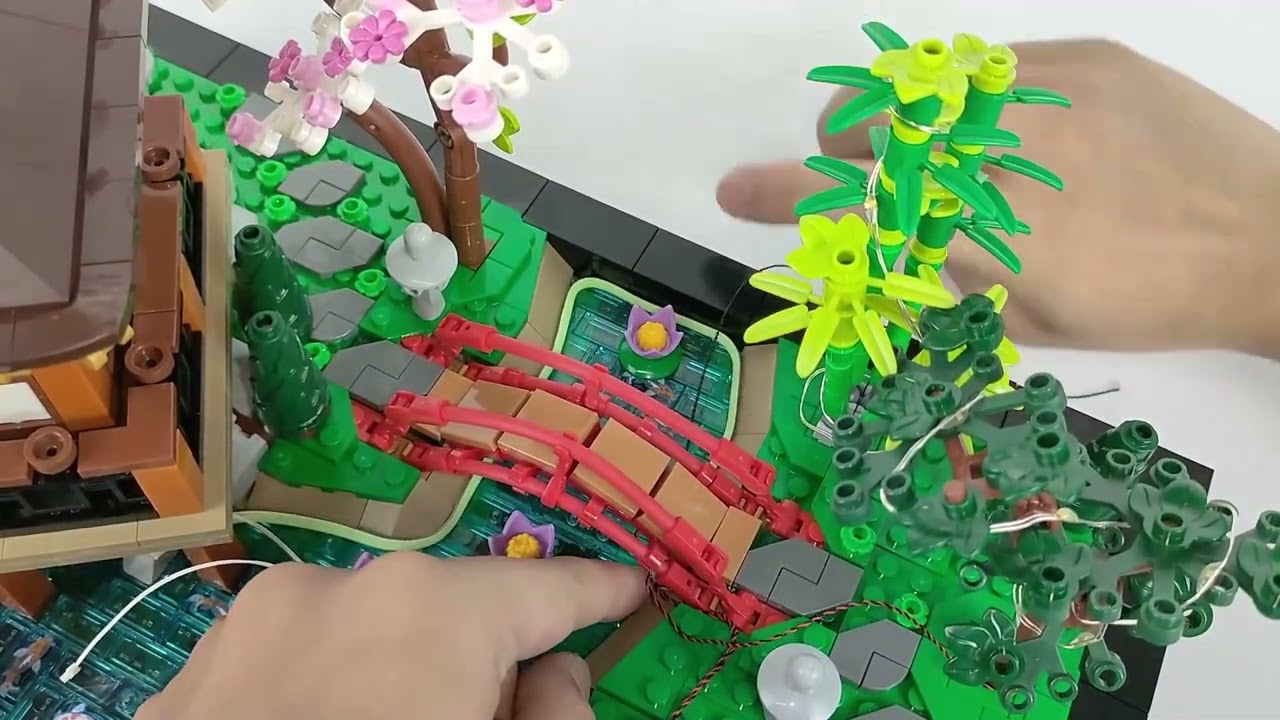 How to Light Up LEGO #10315 Tranquil Garden #zenebricks