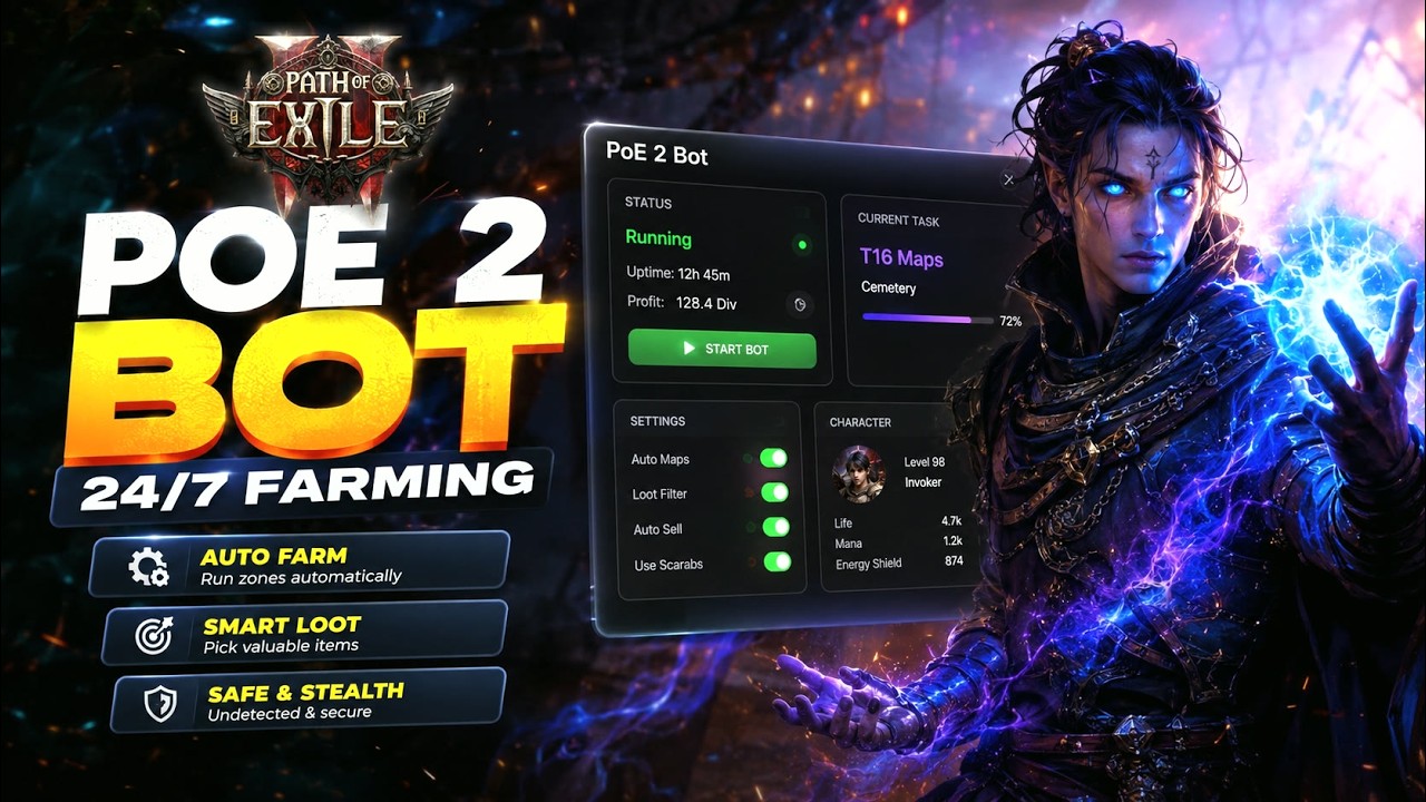[UPDATED] I Used The Best Free Path Of Exile 2 Bot in 2026! And Its Insane! | Poe 2 AutoBot