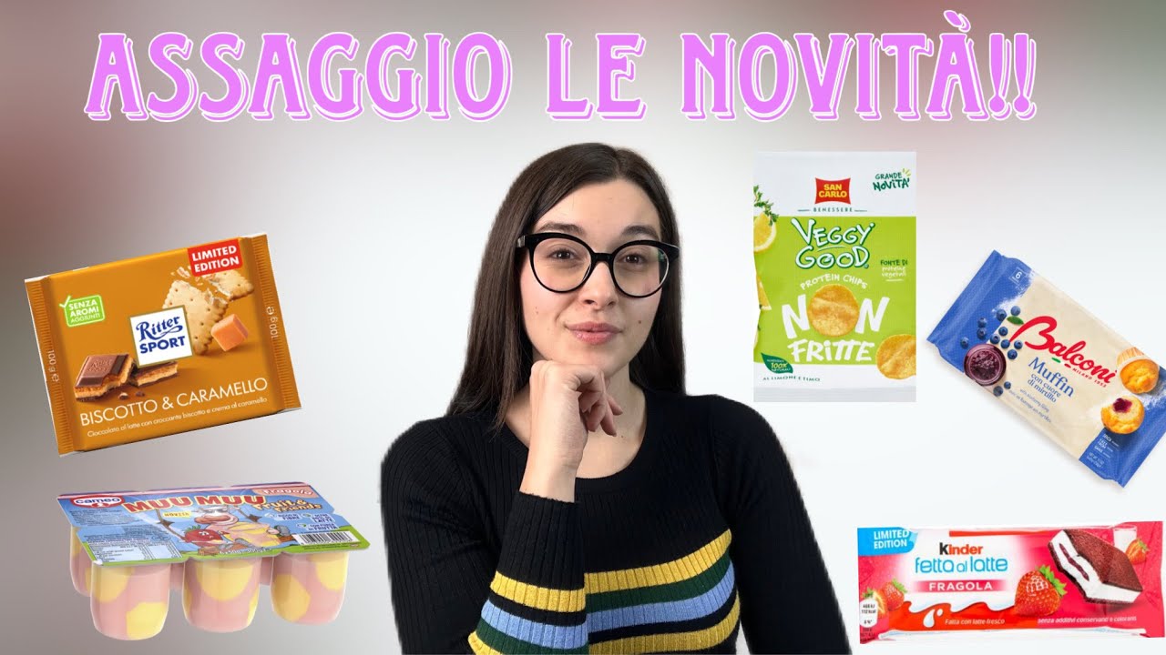 ASSAGGIO LE NOVIT&Agrave; AL SUPERMERCATO 🛒 KINDER 🍓, RITTER SPORT , MUU MUU , SAN CARLO 🍋 #food GA