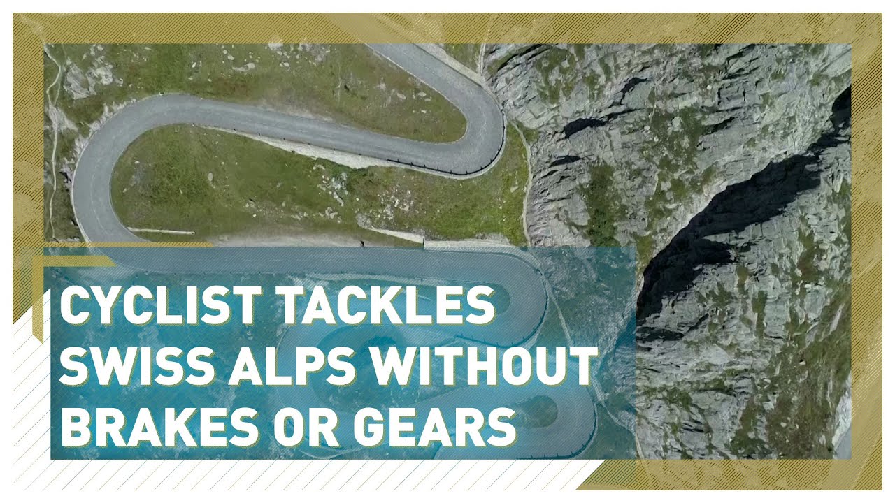 Patrick Seabase cycling 330km in a single day up the Swiss Alps