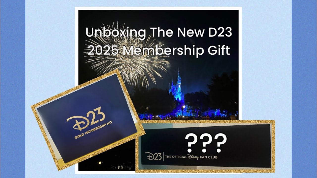 Unboxing The Brand New D23 Membership Gift For 2025 - Review Of The Gold Tier Gifts! ✨