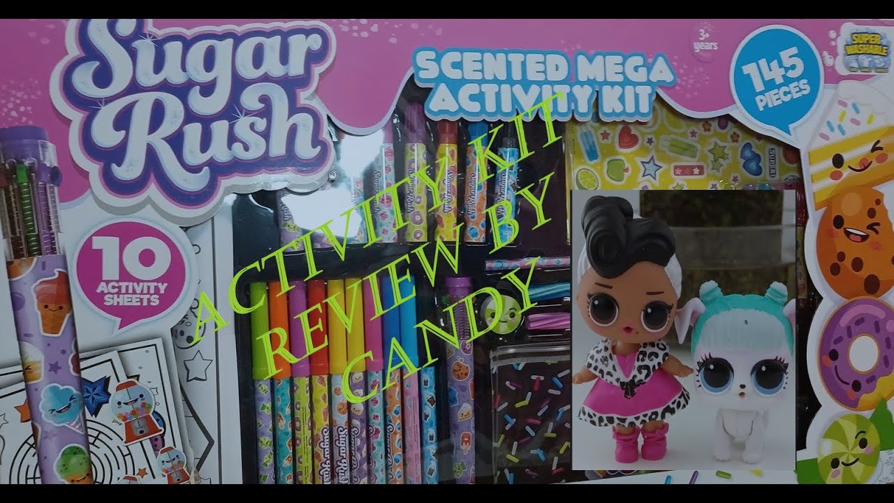 Unboxing video - Sugar Rush Scented Mega Activity Pack