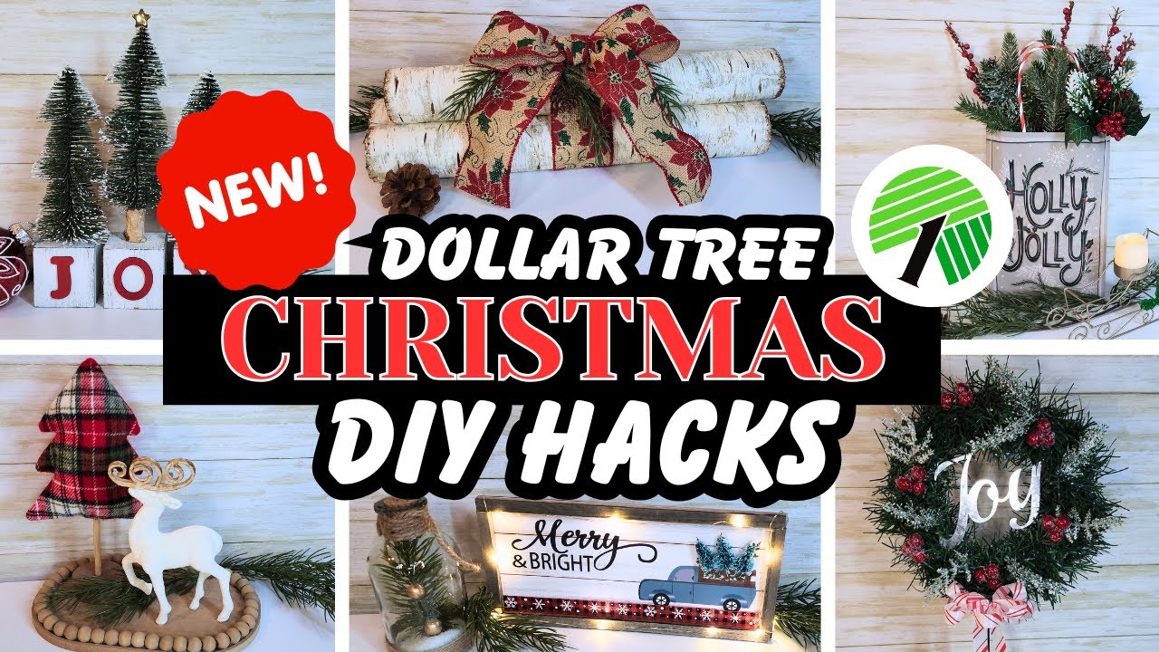 DOLLAR TREE Christmas DIY HACKS that Don't Look Cheap - Gifts & Decor on a Budget!