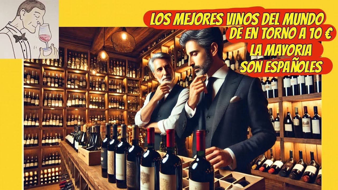 (321) ESTOS SON LOS 10 MEJORES VINOS DEL MUNDO DE EN TORNO A 10 € (La mayoría son españoles)