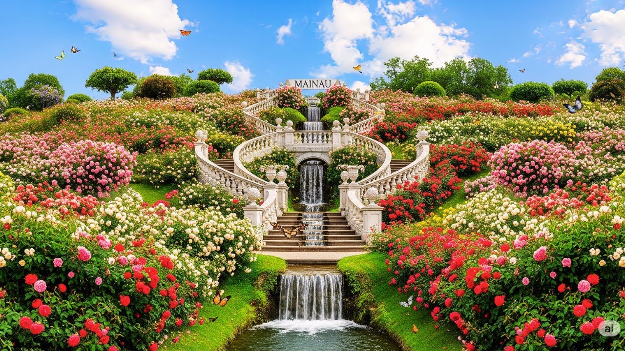 is Mainau island a year round floral paradise🥰 I found the most beautiful island in the world