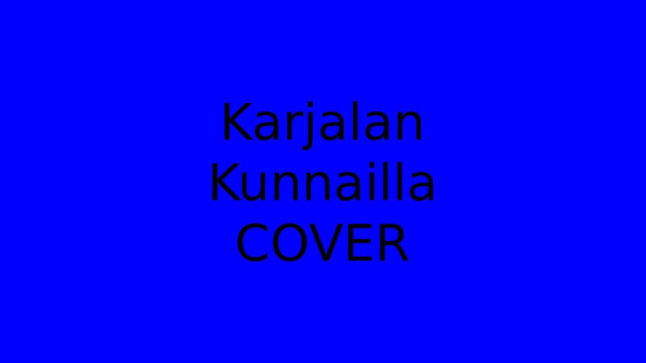 Karjalan Kunnailla COVER