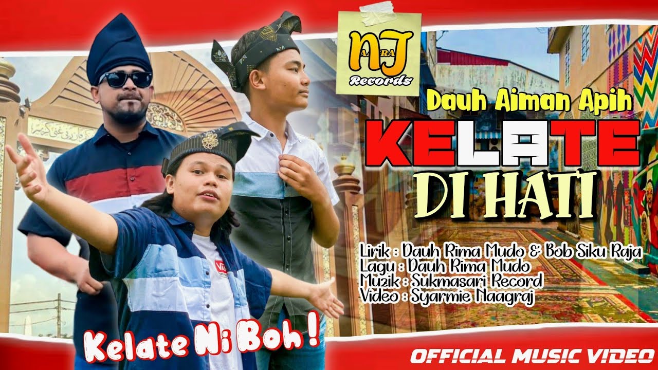 Kelate Di Hati - Dauh, Aiman & Apih | Official Music Video