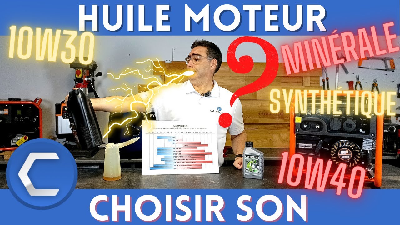COMMENT choisir l'HUILE pour mon GROUPE ÉLECTROGÈNE ? - CAPITOOLS