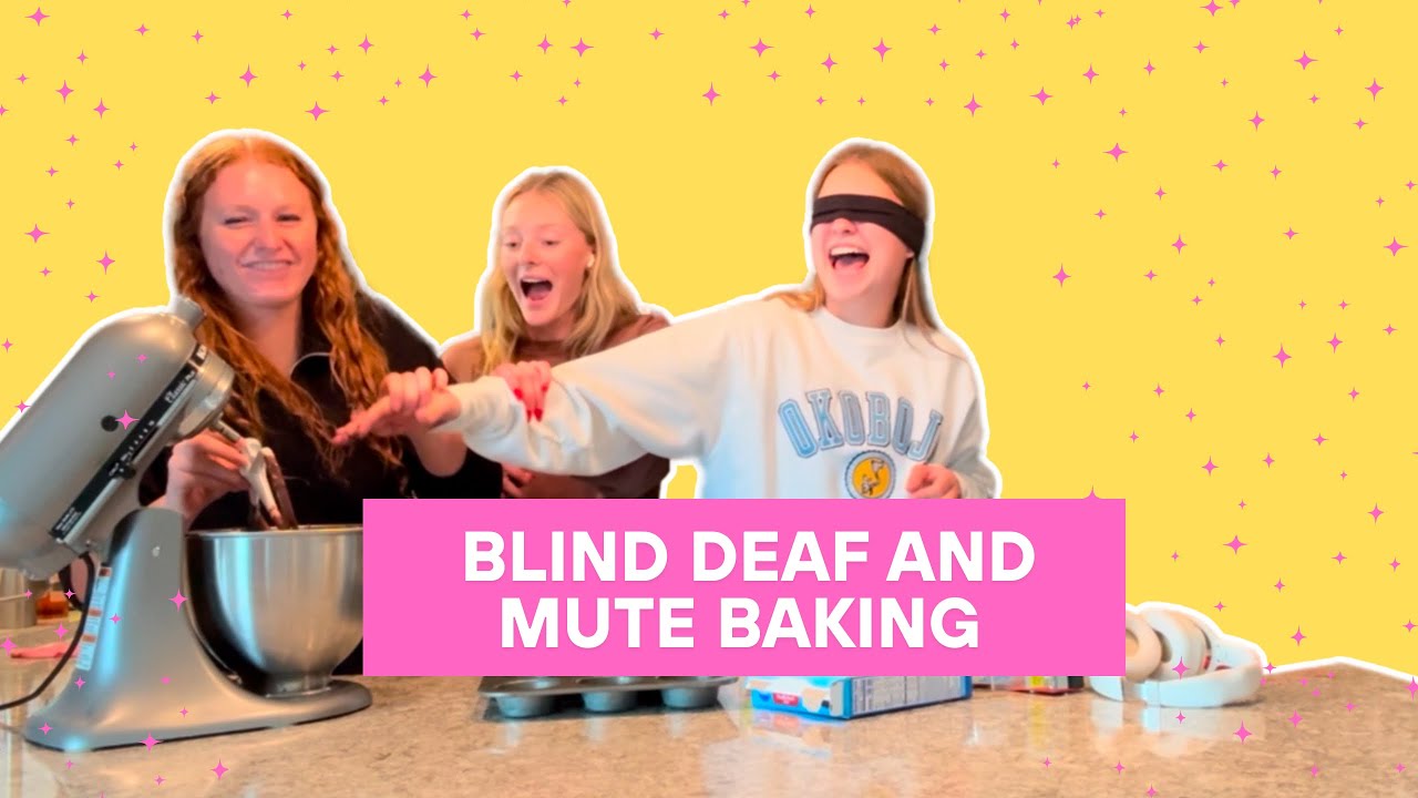 BLIND DEAF AND MUTE BAKING CHALLENGE 🧑‍🍳
