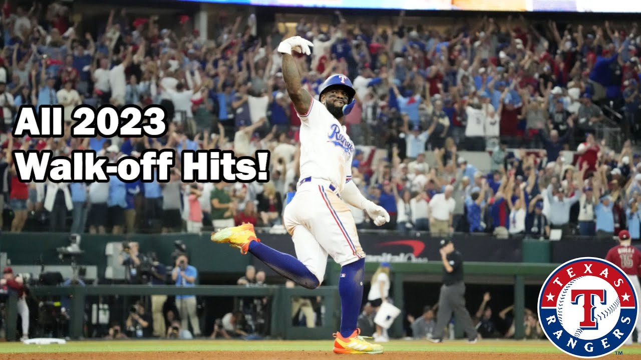 Texas Rangers: 2023 Walk-offs