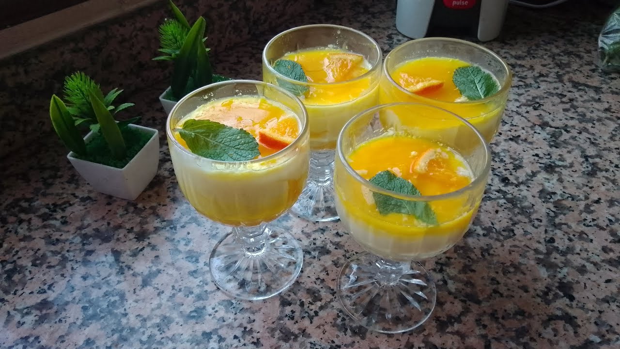 تحلية البرتقال🍊اقصادية وسهلةفي التحضير منعشة ولذيذة😋 وبدون جيلاتين👌