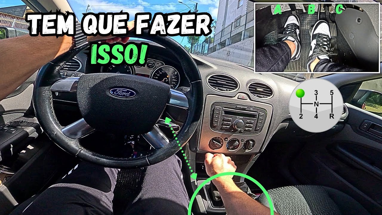 Como Dirigir Carro Manual: O que FAZER se o Carro MORRER na Subida? - Aula 06