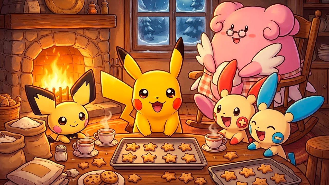 Pikachu and the Secret Bakery | Pokémon Bedtime Story for Kids | Cozy Sleep Tale with Pikachu