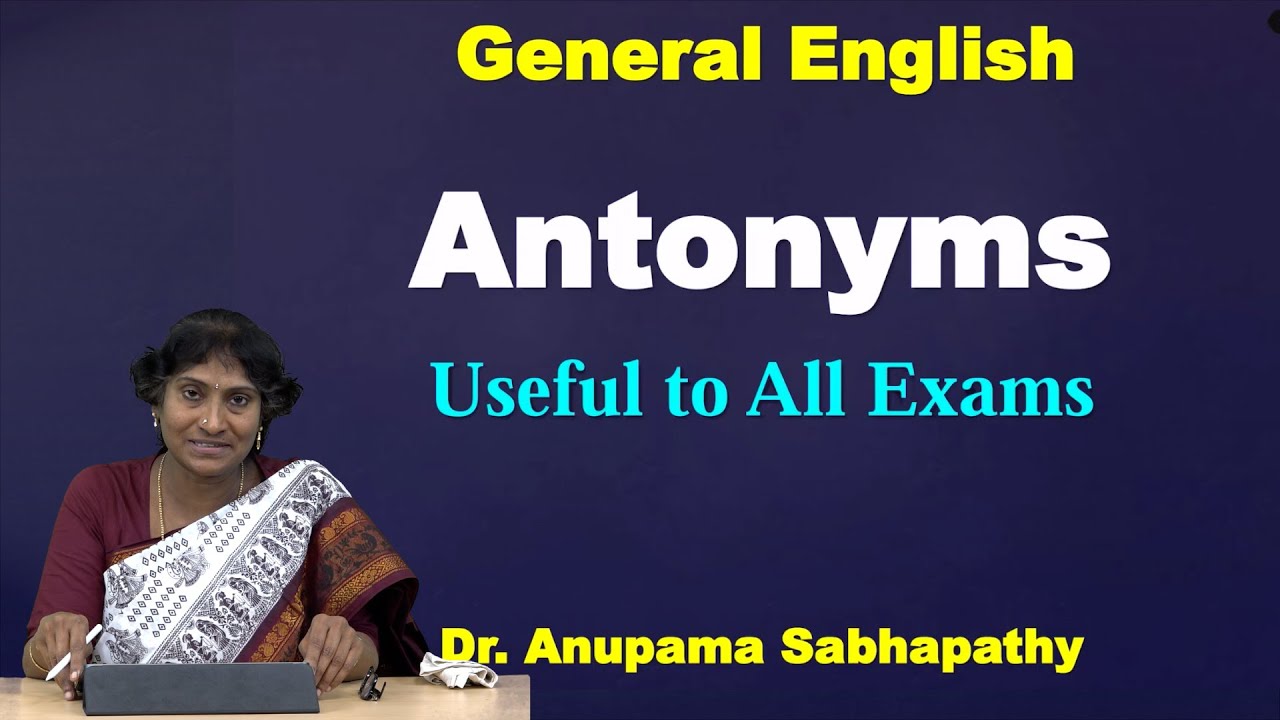 General English | Antonyms | Useful for SSC  and other Exams @Vijayi Bhava