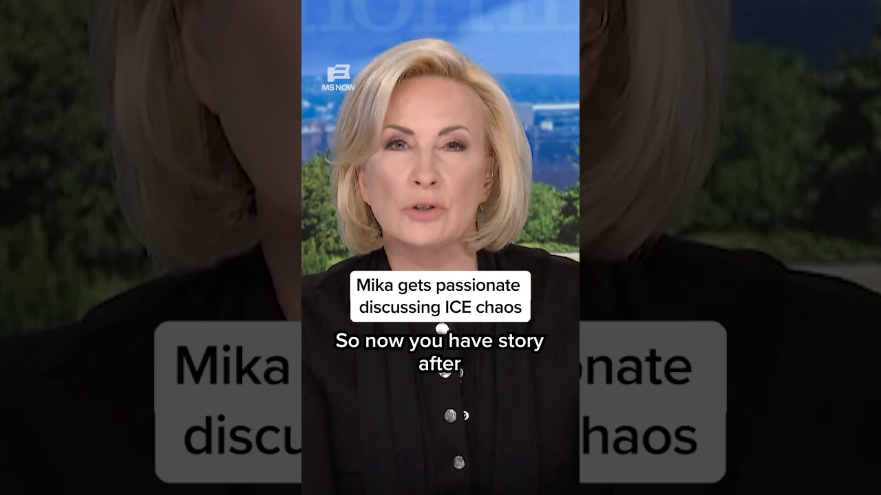 Mika gets passionate discussing ICE chaos