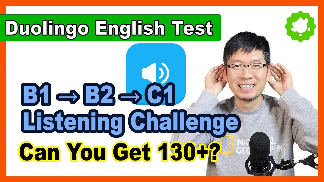 Duolingo Listening Challenge: B1 → B2 → C1 | Сможете ли вы набрать 130+? | DET