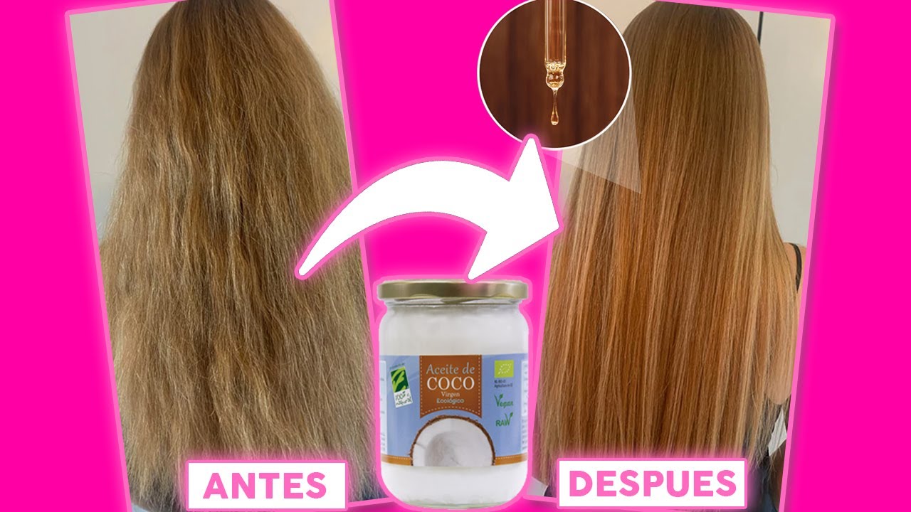 🥥 ACEITE DE COCO PARA EL CABELLO 💆🏻‍♀️ [¿Cómo usarlo?, ¿Para qué sirve?, ¿Funciona?, Beneficios]