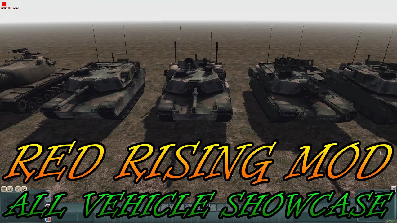 Men of War Assault Squad 2 - Red Rising Mod - All Vehicle Showcase