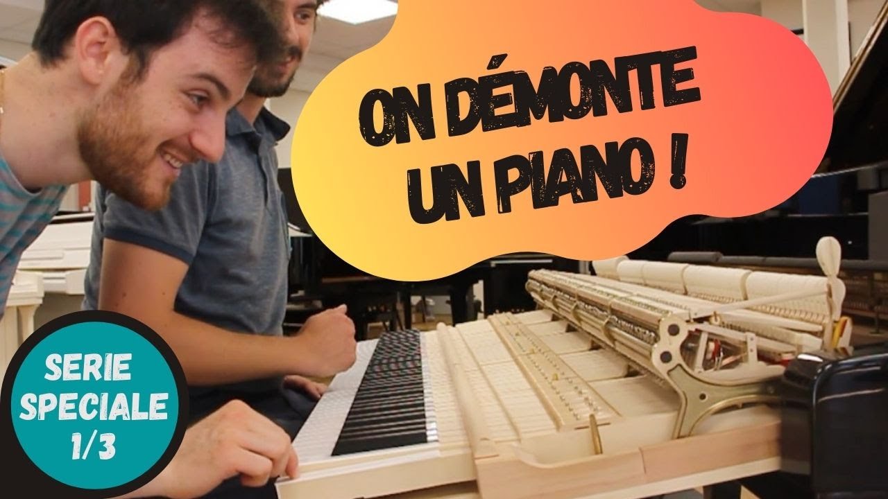 LES SECRETS DU PIANO #1 - On démonte la mécanique d'un piano de concert !