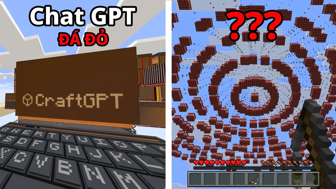 10 Phát Minh ĐIÊN RỒ NHẤT Từng Được Người Chơi Minecraft Tạo Ra! - Chat GPT Đá Đỏ