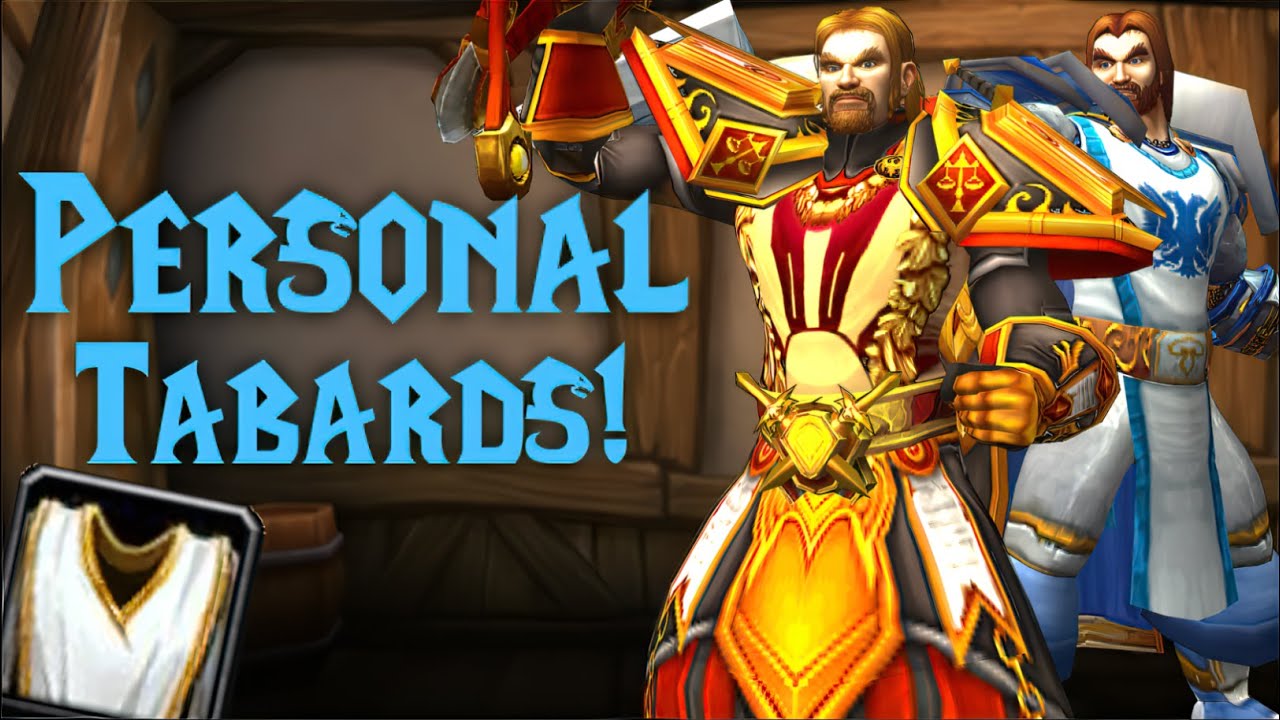 Unlocking the NEW Personalized Tabard in WoW!