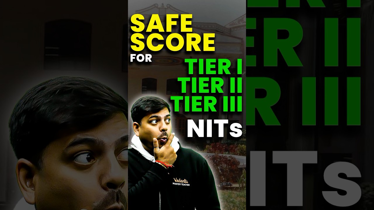 NIT Cutoff?🧐 Safe Score for NITs 2026 #nit #safescore #jee2026 #jeeemains #jeepreparation #nittrichy