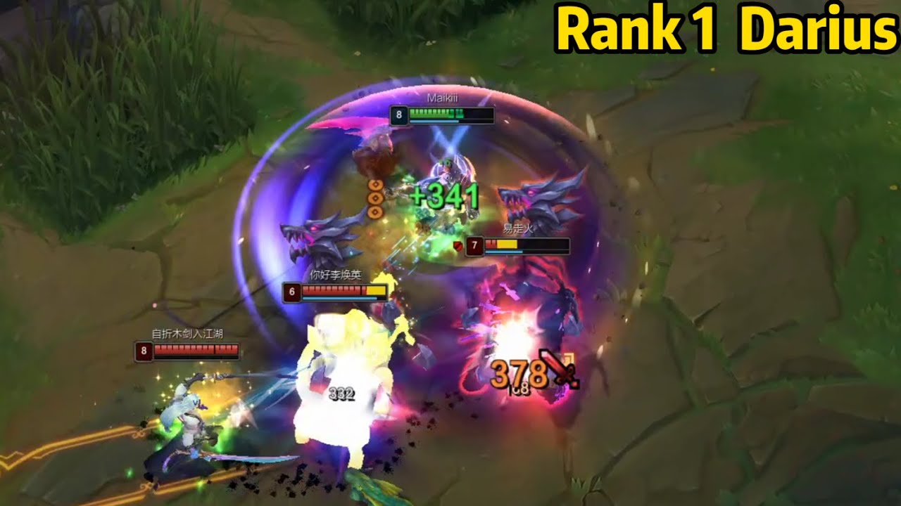 Rank 1 Darius: This 1v3 is so CRAZY!
