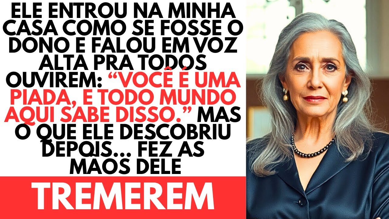 Pensou Que Poderia Me Humilhar Na Minha Própria Casa... Mas O Que Descobriu Depois O Deixou Tremendo