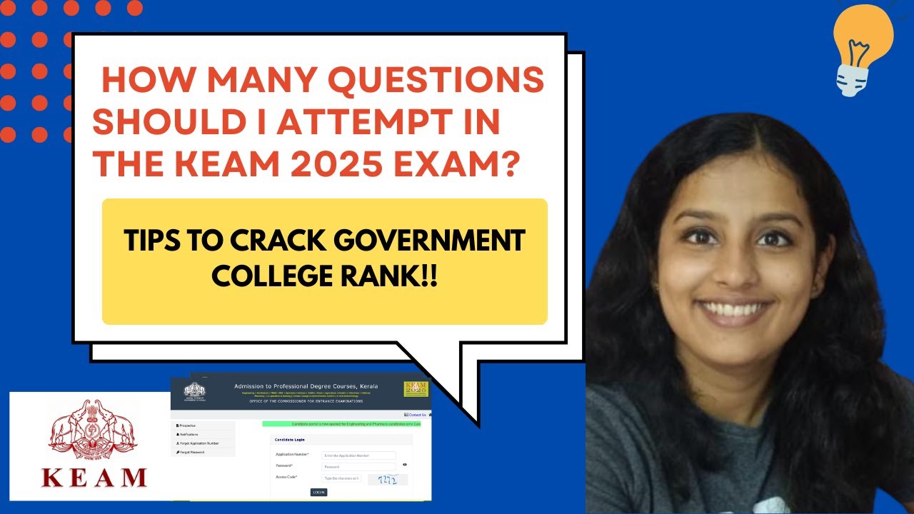 How Many Questions Should You Attempt in KEAM 2025 for Govt College? | KEAM Rank Strategy #exam