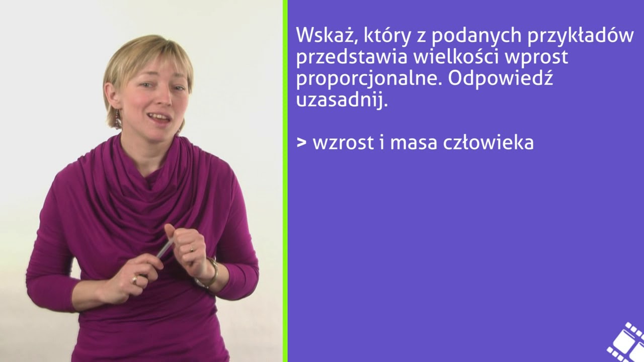 Wartości wprost i odwrotnie proporcjonalne