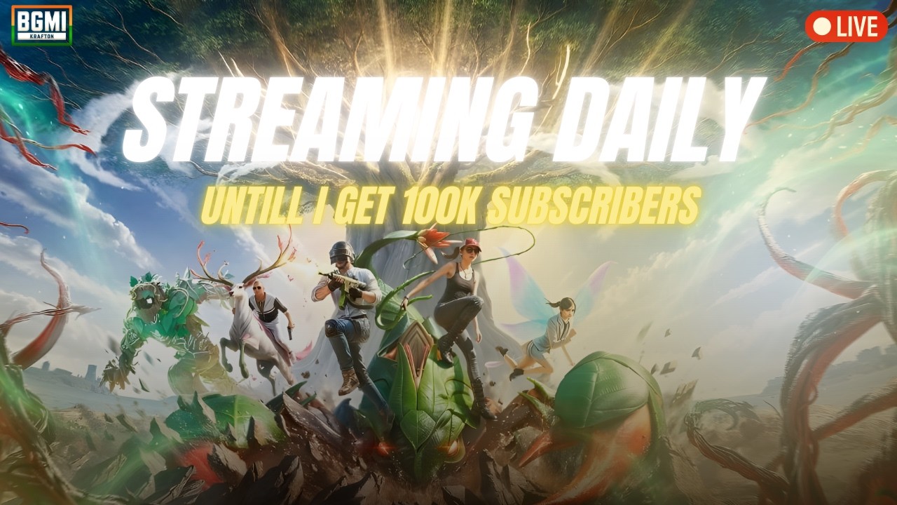 Day~2 STREAMING DAILY UNTIL I GET 100K SUBSCRIBERS
