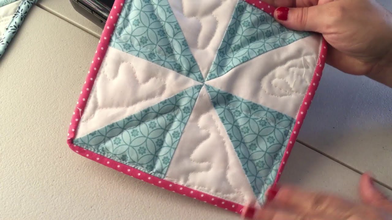 How to Sew Binding on a Potholder