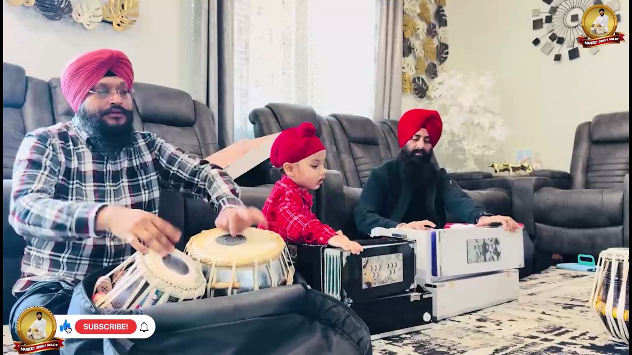 Play Harmonium Bhai Gursewak Singh Ji -Play Harmonium Arshnoor Singh USA-Tabla By Bhai Manjeet Singh