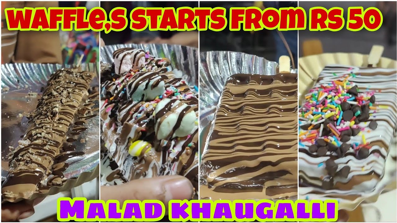 Best waffles in 50 rs at Malad | waffles on wheels | Fervent foody