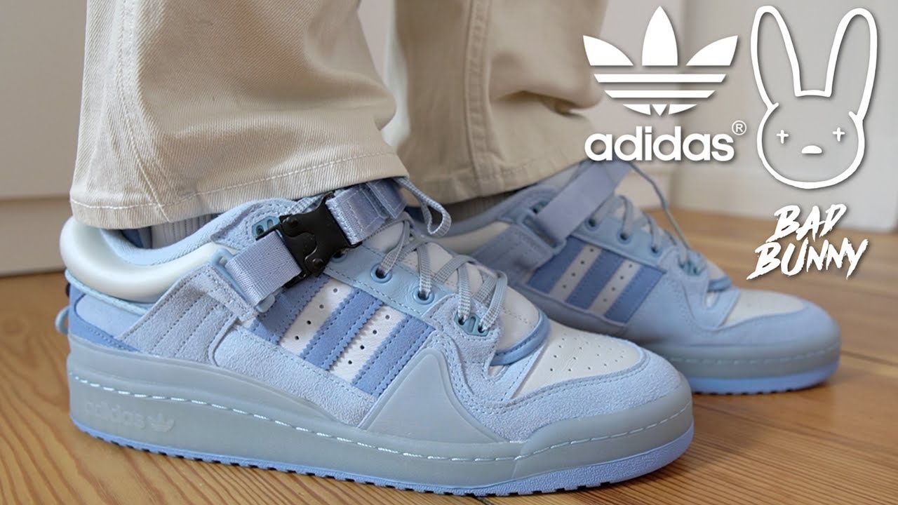 THESE NEED TO BE TALKED ABOUT - BAD BUNNY ADIDAS FORUM LOW BLUE TINT REVIEW & ON FEET