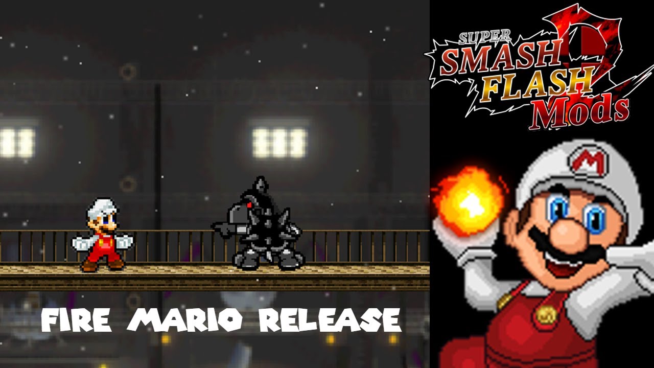 SSF2 Mods: Fire Mario Release(By MarioXero(Me) and @KronosAj )